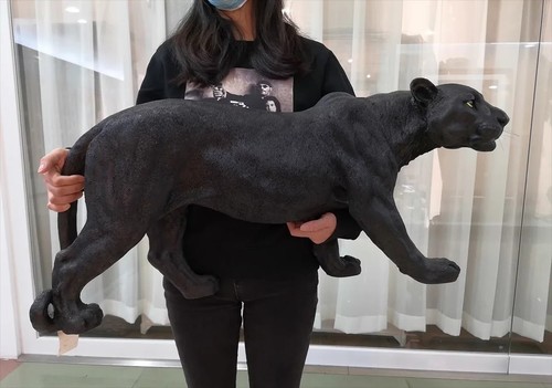 Indoor black panther figurine - panther,