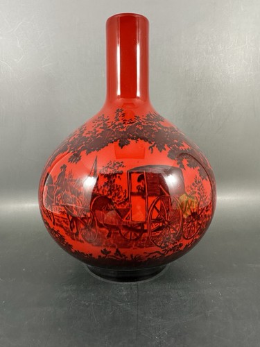 Royal doulton flambé woodcut - doulton,