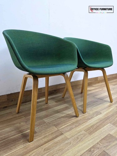 Set dark green tub chairs - set, of