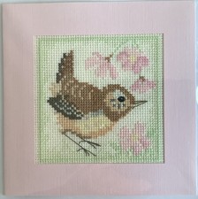 Completed Cross Stitch Card -