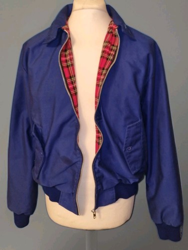 Vintage made blue tartan - ,