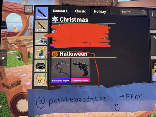 Elderwood set - elderwood, (roblox)