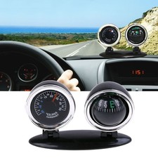 1pc 2 in 1 Car Compass