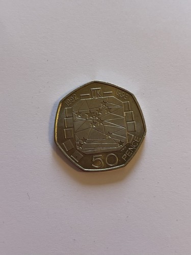 1992 1993 collectible 50p - collectible,