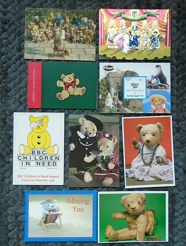 Teddy bear postcards - bear, ,
