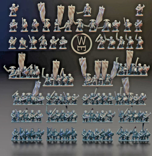 White hand army 10mm - hand,