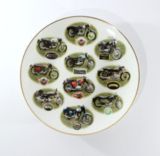 Norfolk China Collectors Plate | Motorcycles Display Ornament Triumph Unboxed
