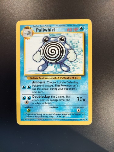 Poliwhirl 038 102 base set - 038/102,