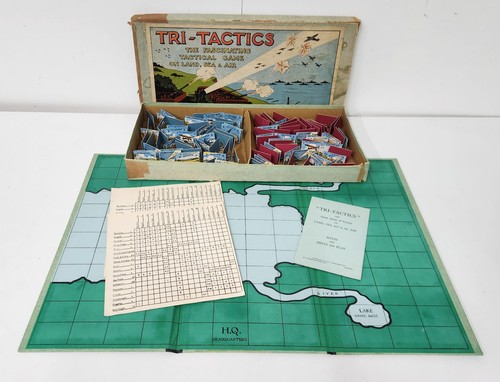 Vintage tri tactics board - tri-tactics, game
