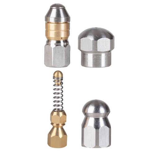 Drain jetter hose nozzles - 4x,