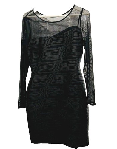 Black ruched bodycon mini - black,