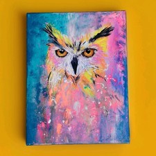 OWL Original Abstract Acrylic