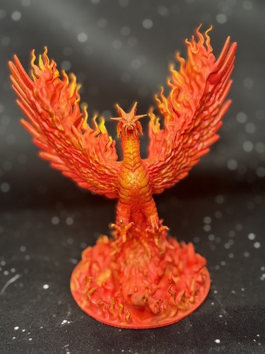 Hand painted phoenix dragon - phoenix,