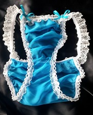 SALE Bright Blue Chiffon Lace