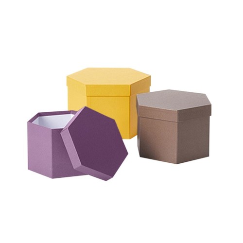 Hexagonal hat boxes - hexagonal, floristry