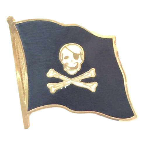 Pirate skull crossbones flag - crossbones,