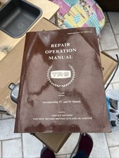 Triumph TR6 Repair Operation