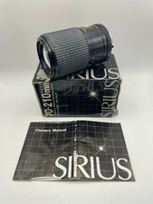 Sirius MC Auto F4-5.6 70-210mm Camera Lens - Minolta MD Mount - Boxed