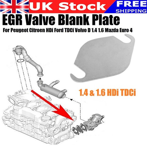 Egr valve blank plate for - egr,