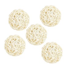 5 Pcs 7cm Rattan Balls Wicker