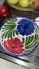 Hand Painted Spanish Dish. With Small Hairline Crack