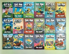 Dog Man Children Reading Color
