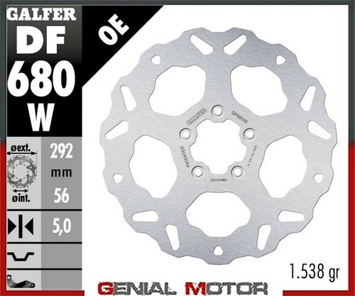 Galfer front brake disc wave - galfer,