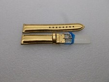 Genuine Michele 18mm Gold