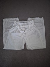 Zara | Girls White Pants With Belt | Size 9 | New | 100% Cotton
