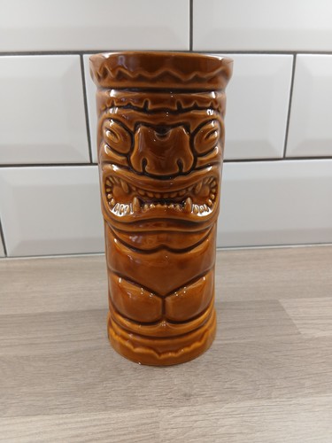 Tiki mug vase - mug/vase,, ceramic