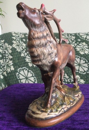 Vintage stag ornament - stag,