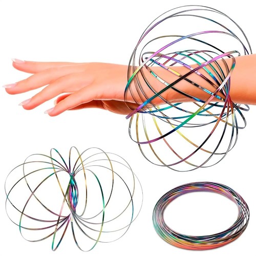 Colorful kinetic toroflux - colorful,