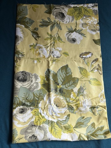 Vintage fabric remnants floral - fabric,