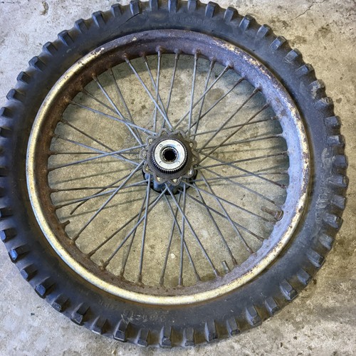 Bsa b44 rear wheel - bsa,