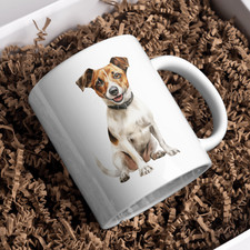 Jack Russell Dog 11oz White