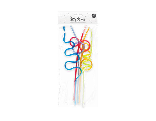 Novelty curly reusable - novelty, straws
