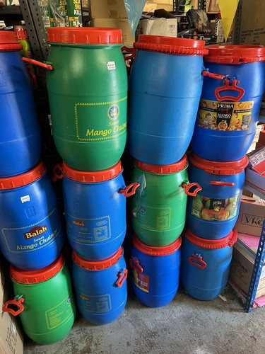 Plastic storage drum barrel - plastic,