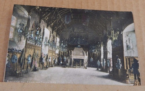 Postcard scotland banqueting - postcard,