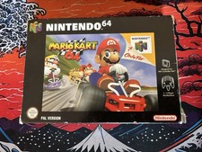 Nintendo 64 Mario Kart Game With Original Box