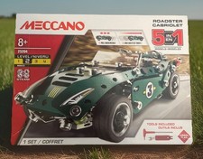 Meccano 5-in-1 Roadster Cabriolet – Slight Box Wear, See Pics