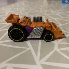 2013 HOT WHEELS-1/64 speed dozer orange Tractor Race Car-BJF58-LN-Malaysia