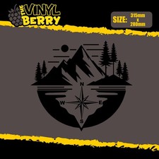 2x Camper Van Decal #1 Vinyl