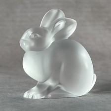 C1990's Lalique Crystal 'Lapin