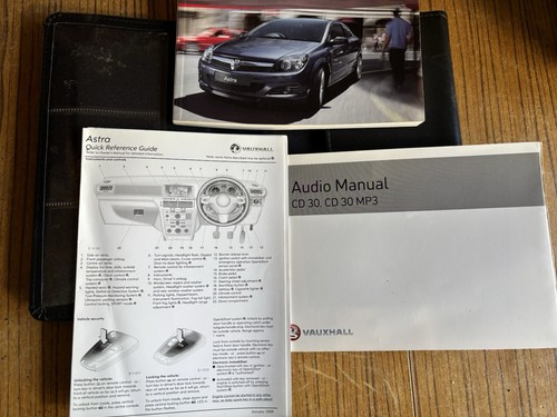 Vauxhall astra owners manual - vauxhall,