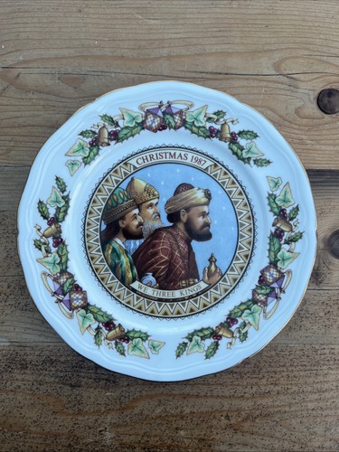 Aynsley plate christmas 1987 - plate,