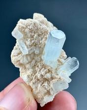 Aquamarine Crystal With Metrix
