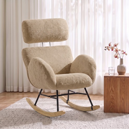 Upholstered rocking chair - upholstered,