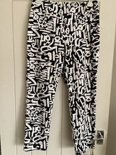 Joseph Ribkoff Print Stretch Trousers Size 16