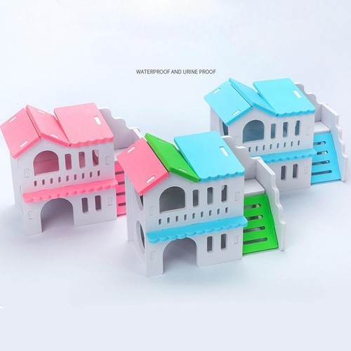 Wooden hamster house - wooden,