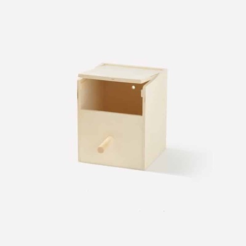 Finch nest box zebra - nest,